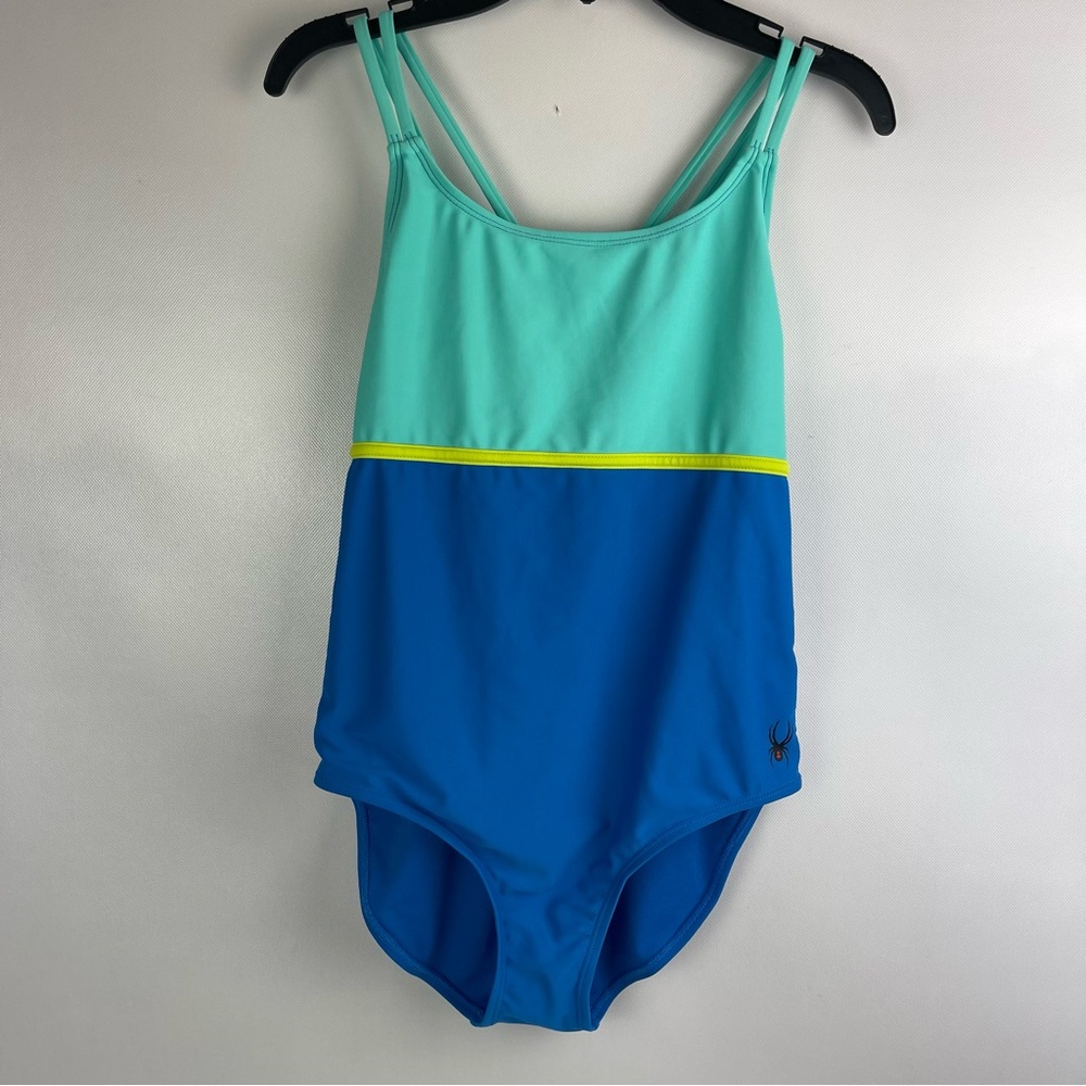 GIRLS‎ Spyder Swim colorblock one piece swimsuit. New with tags.